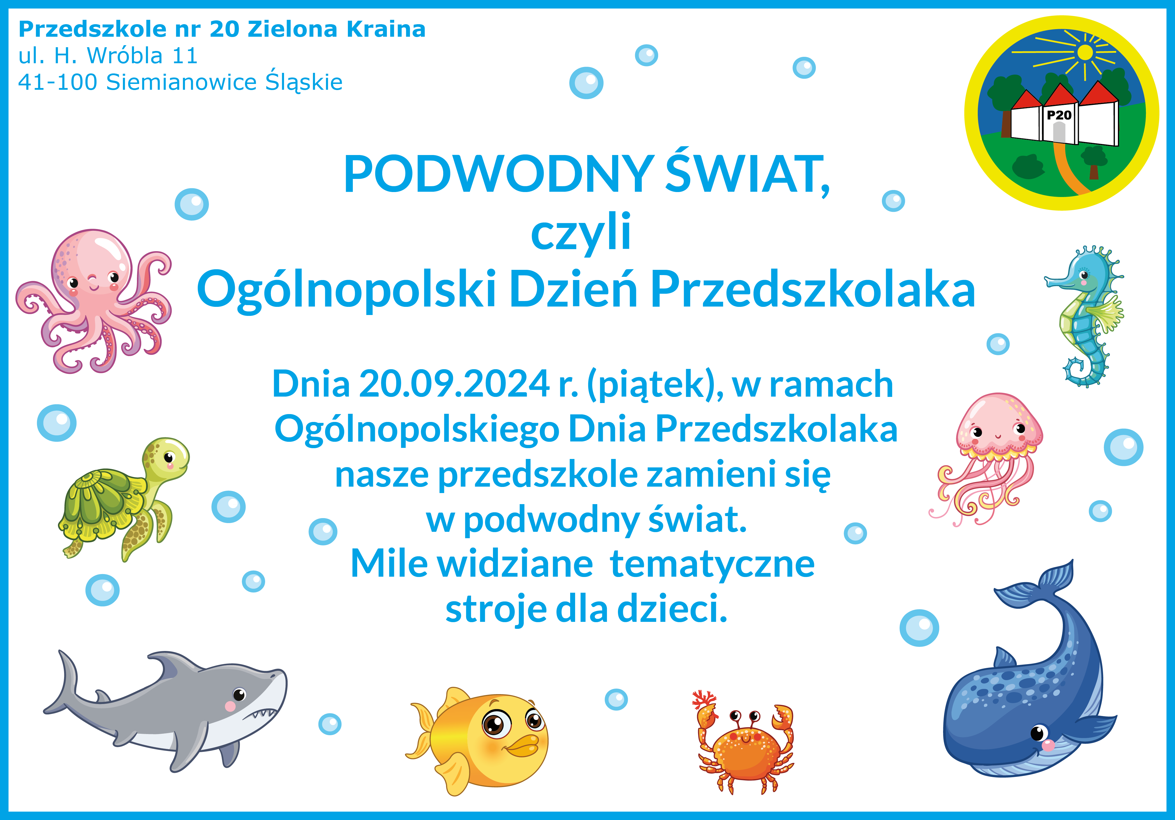 Dzień Przedszkolaka Podwodny Świat