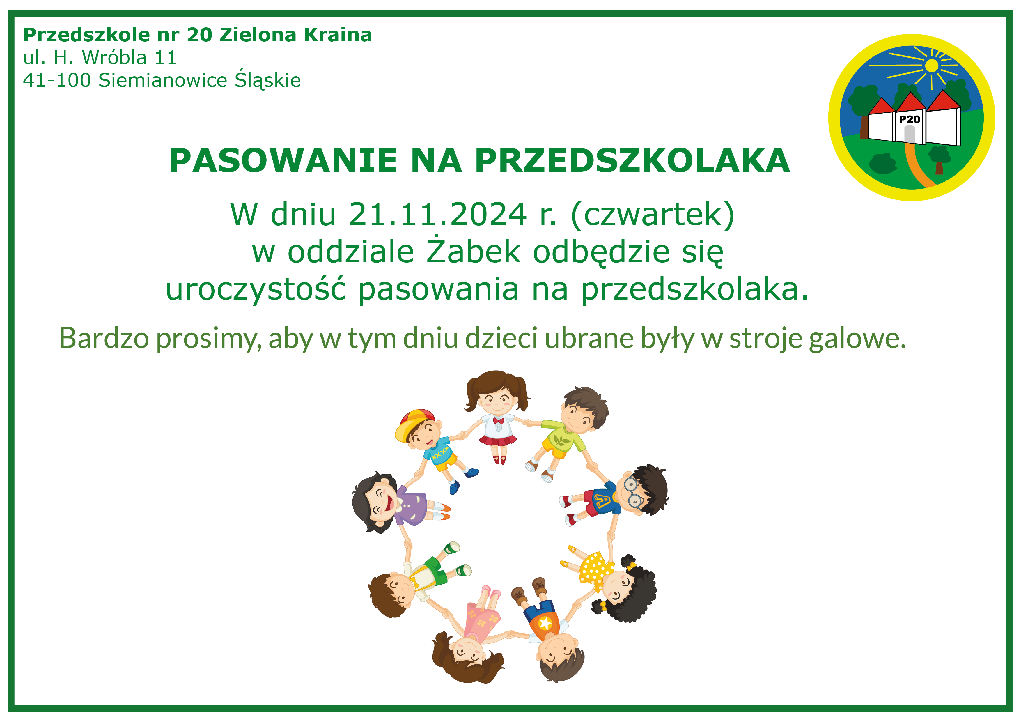 Pasowanie na przedszkolaka 2024